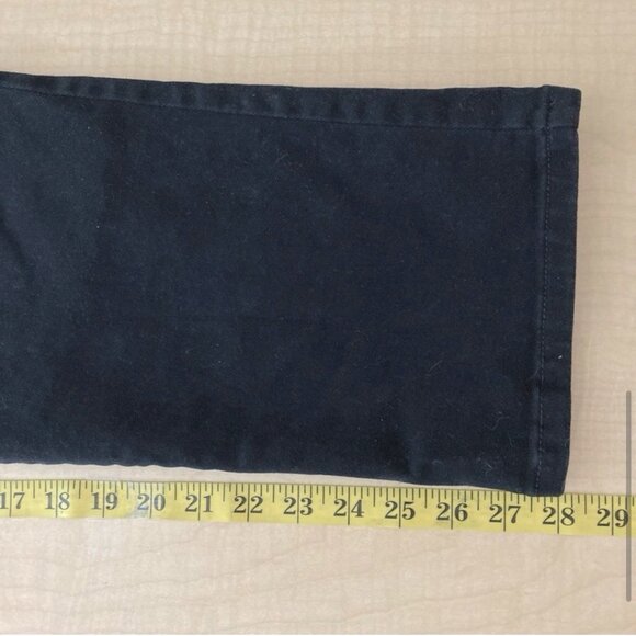 Gloria Vanderbilt Women's Amanda Black Stretch Denim Jeans Size 14 Straight Leg - Picture 9 of 10
